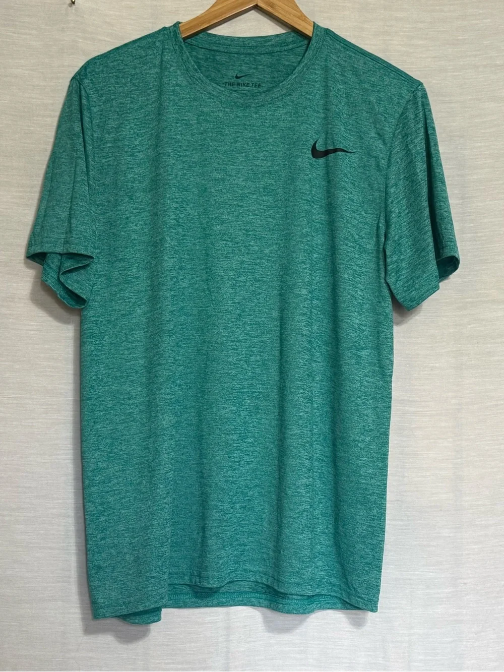 Nike Dri-FIT Heather Green Performance T-Shirt Men’s Large